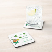 食べ飲み楽しむて，St patricks day コースター (右側)