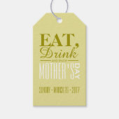 食べ飲み楽しむ母の日 ギフトタグ (正面)