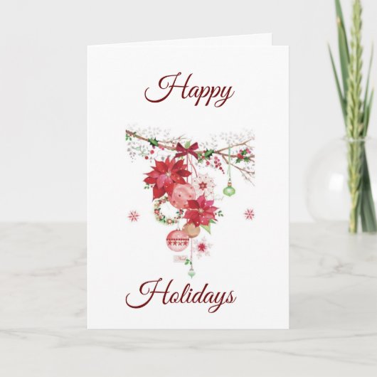 食べ飲み物で非常にメリーある シーズンカード (正面)