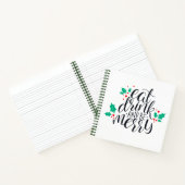 食べ飲み物とビーメリーデザイン ノートブック (内部)