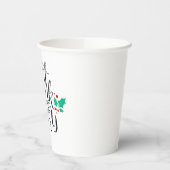 食べ飲み物とビーメリーデザイン 紙コップ (左)