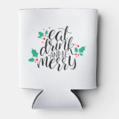 食べ飲み物とビーメリーデザイン 缶クーラー (正面)