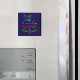 食べ飲み物とビーメリー、クリスマス・ホリデー、ZSSPG マグネット