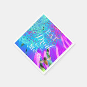 食べ飲み物とビーメリー スタンダードカクテルナプキン (角)