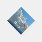 食べ飲み物とビーメリー スタンダードカクテルナプキン (角)