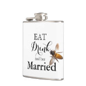 食べ飲み物とビー結婚した フラスク (左)