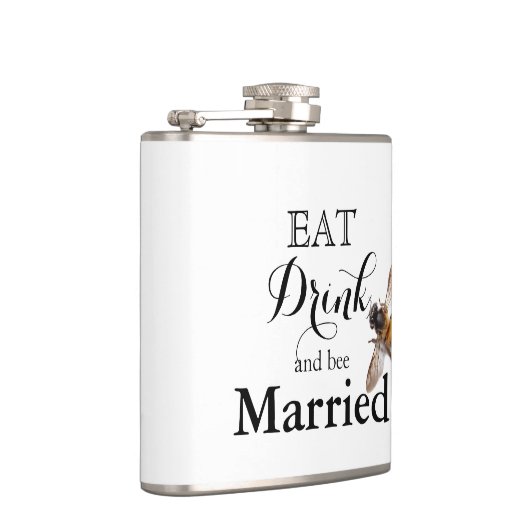 食べ飲み物とビー結婚した フラスク (右)