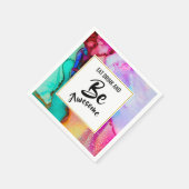 食べ飲み物と抽象芸術素晴らし大理石 スタンダードカクテルナプキン (角)