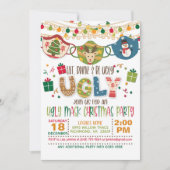 食べ飲み物と醜い – 醜いマスククリスマスW 招待状 (正面)