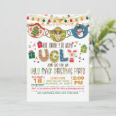 食べ飲み物と醜い – 醜いマスククリスマスW 招待状 (スタンド正面)