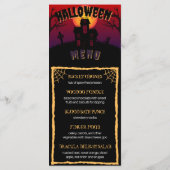 食べ飲み物を飲んで怖いハロウィーン メニュー (裏面)