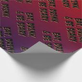 食べ飲み物を飲んで怖いハロウィーン ラッピングペーパー (角)