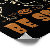 食べ飲み物ダンス…そして怖い面白いハロウィーンをする ポスター (角)