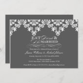 食べ飲み物 招待状 (正面/裏面)