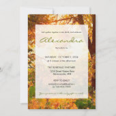 食べ飲み祝て紅葉 招待状 (正面)