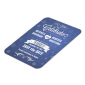 食べ飲み祝と冬の青の日付を保存 マグネット (左側)