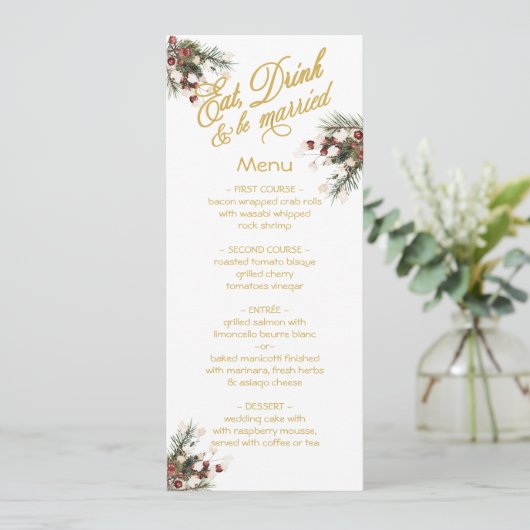 食べ飲み結婚したて メニュー (スタンド正面)