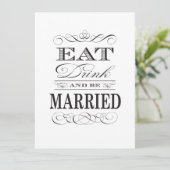 食べ飲み結婚したと白黒 招待状 (スタンド正面)