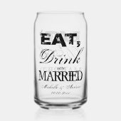 食べ飲み結婚したと結婚なる炭酸缶グラス ガラス缶 (裏面)