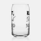 食べ飲み結婚したと結婚なる炭酸缶グラス ガラス缶 (右)