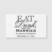 食べ飲み結婚したパーソナライズされた結婚 (正面)