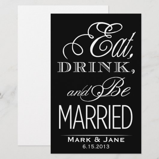 食べ飲み結婚した物 (正面/裏面)