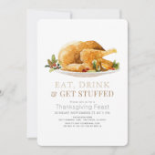 食べ飲み詰まったて 招待状 (正面)