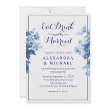 食べ飲み青い結婚したフローラモダンの花