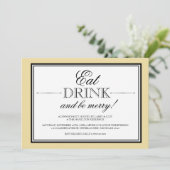 食べ飲み食いメリーパーティの招待状 招待状 (スタンド正面)