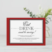 食べ飲み食いメリーパーティの招待状 招待状 (スタンド正面)