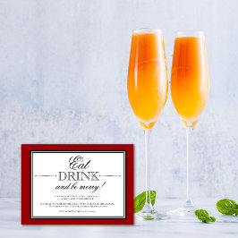 食べ飲み食いメリーパーティの招待状 招待状