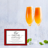 食べ飲み食いメリーパーティの招待状 招待状