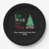 食べ飲み食メリーい ペーパープレート (正面)