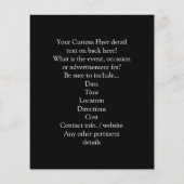 食べ飲み飲み怖いハロウィンおもしろいスパイダーウェブ チラシ (裏面)