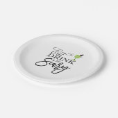 「食べ飲み、怖がる」ハローウィンパーティ ペーパープレート (アングル)