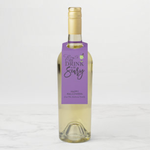 「食べ飲み、怖がる」ハローウィンパーティ ボトルネックタグ