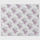 食べ飲む結婚した ラッピングペーパー (フラット)