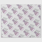 食べ飲む結婚した ラッピングペーパー (フラット)