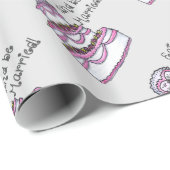 食べ飲む結婚した ラッピングペーパー (ロールコーナー)