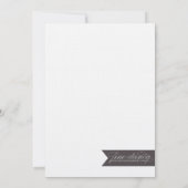 食べ飲む |結婚式招待状スタイル2 招待状 (裏面)