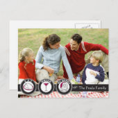 食べ飲め愉快な聖降誕祭を祝せ シーズンポストカード (正面/裏面)