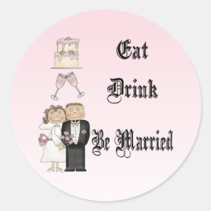 食べ飲め結婚した ラウンドシール