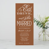 食べ飲め結婚した 招待状 (スタンド正面)