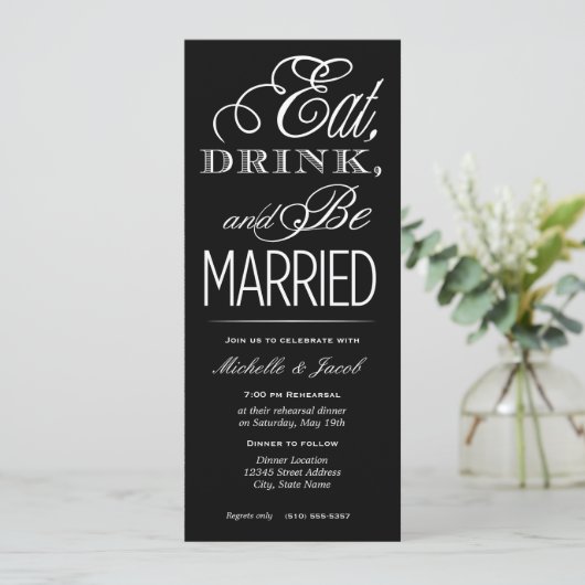 食べ飲め結婚した 招待状 (スタンド正面)