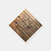 食べ飲んでメリー スタンダードカクテルナプキン (角)