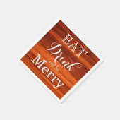 食べ飲んでメリー スタンダードカクテルナプキン (角)