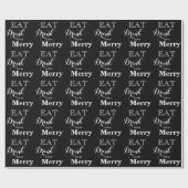 食べ飲んでメリー ラッピングペーパー (フラット)