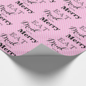 食べ飲んでメリー |水玉模様パターン ラッピングペーパー (角)