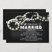 食べ飲んでリハーサル結婚したディナー 招待状 (正面/裏面)