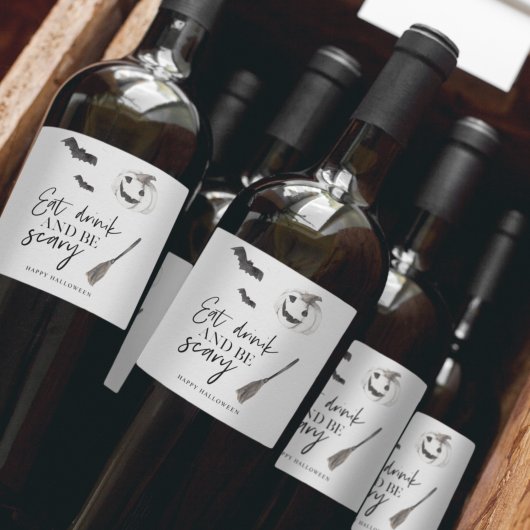 食べ飲んで怖い |ハッピーハローウィン ワインラベル